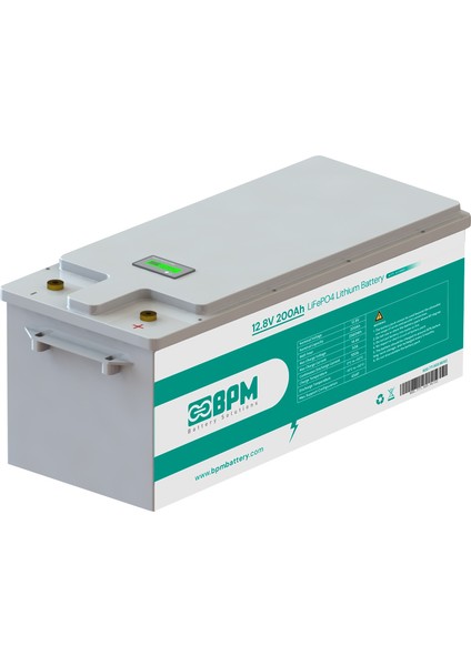 12.8V 200AH Lifepo4 Lityum Akü - Ekranlı LFP0402PDK98396