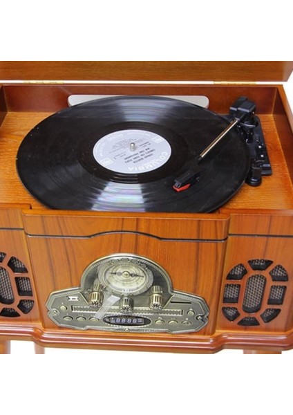 Pikap Ahşap Standlı Plakçalar Radyo Bluetooth USB CW005 modelleri