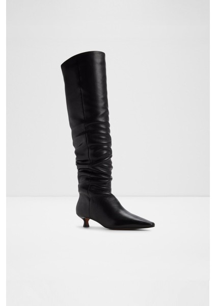 Muttsee Çizme Topuklu Çizme - Siyah fırsatları