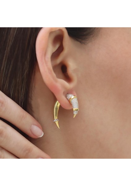 Fildişi Trend Gold Gümüş Küpe fiyatları