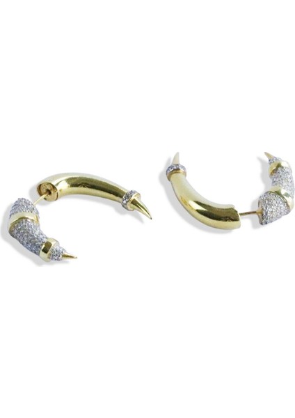 Fildişi Trend Gold Gümüş Küpe indirimleri