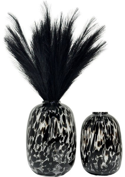 Siyah Leopar Vazo Küçük Boy fiyatları