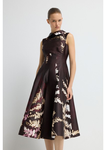 Desenli Midi Elbise Emp.murdum 12444770002 fiyatları