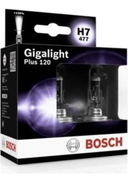 Gigalight Plus 120 H7 Ampül 2'li Set indirimleri