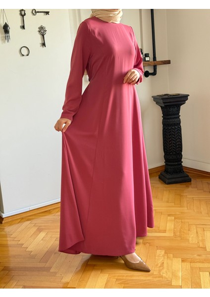 Pelerinli Bel Bağlamalı Elbise 1002 fırsatları