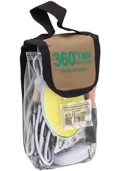 Tm-24 Cob Ledli 13 Watt Akü Maşalı 4 Metre Kablolu Taşınabilir Seyyar Panel Lamba