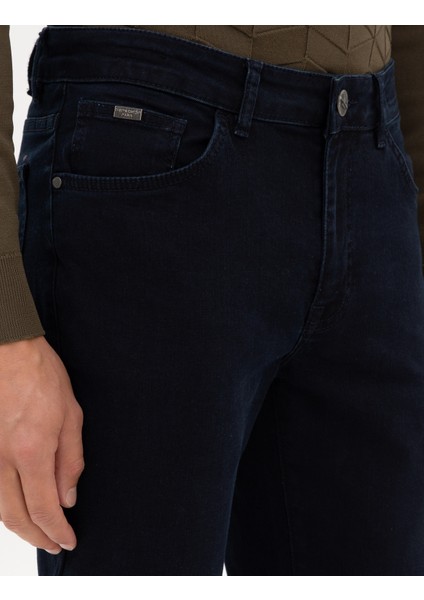 Erkek Koyu Lacivert Slim Fit Jean Pantolon 50317229-VR100 indirimleri