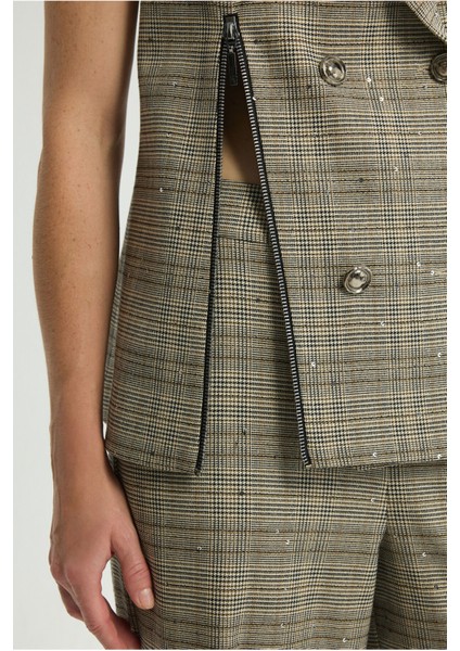 Fermuar Detaylı Yelek Bej 179L9686000 indirimleri