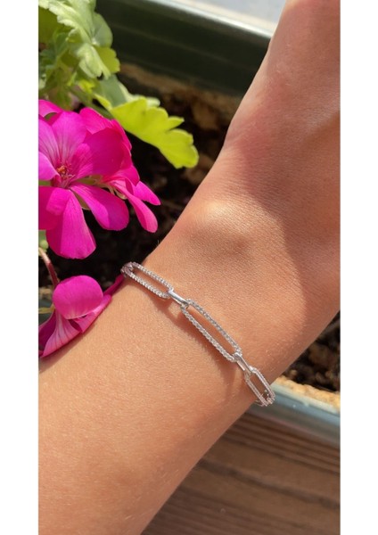 Full Taşlı Kibar ve Zarif Ataç Bileklik 925 Ayar Gümüş Farklı Renklerde Sipariş Oluşturabilirsiniz fırsatları