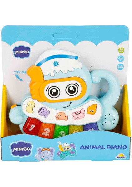 Sesli ve Işıklı Piyanolu Ahtapot - Mavi modelleri