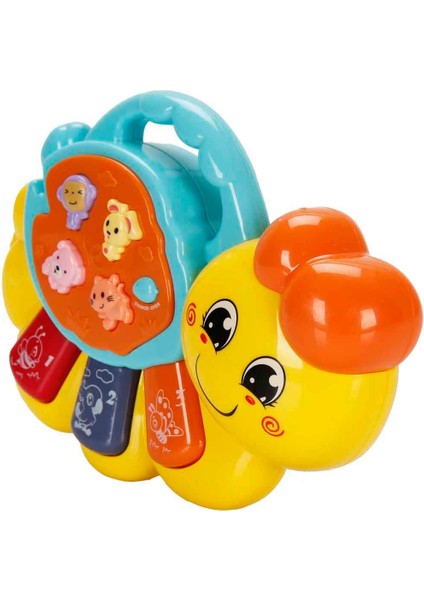 Sesli ve Işıklı Piyanolu Tırtıl - Sarı modelleri