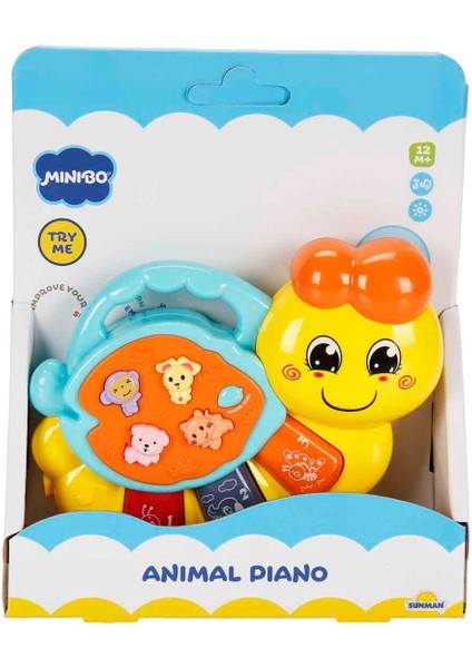 Sesli ve Işıklı Piyanolu Tırtıl - Sarı indirimleri