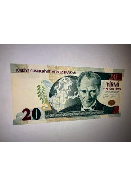 8. Emisyon 20 Ytl F37 Seri Nadir Filigran Takım Tek Ayağı (Filigranlı) Çil