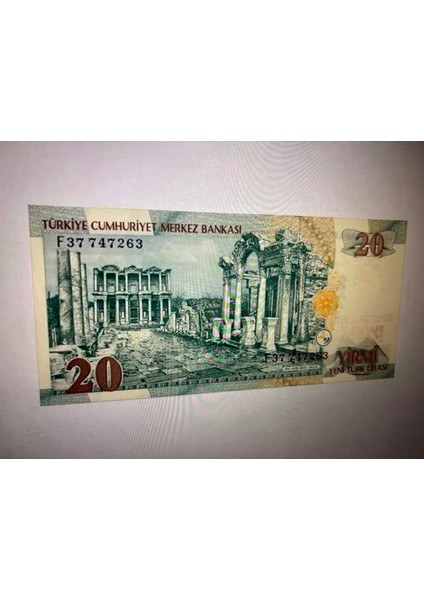 8. Emisyon 20 Ytl F37 Seri Nadir Filigran Takım Tek Ayağı (Filigranlı) Çil fiyatları