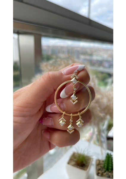 Özel Tasarım Sallantılı Halka Küpe fiyatları