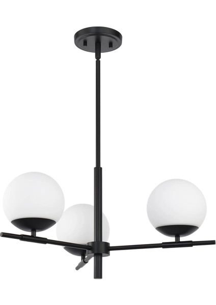 Spulink Siyah 3'lü Sarkıt Avize