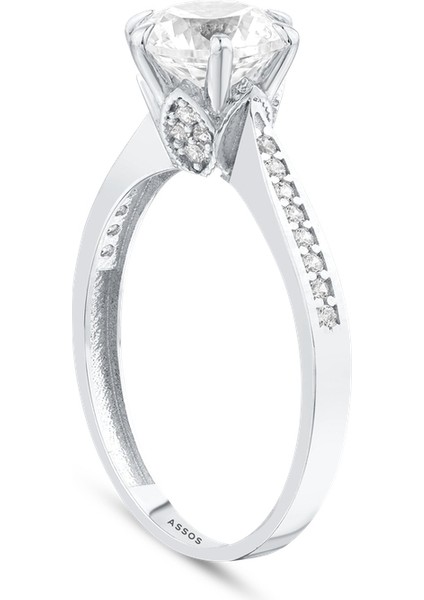 Altın Tektaş Yüzük - 14K