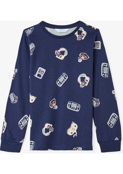 Erkek Çocuk Farm-Tastic Pamuklu Uzun Kollu 2'li Pijama Takımı