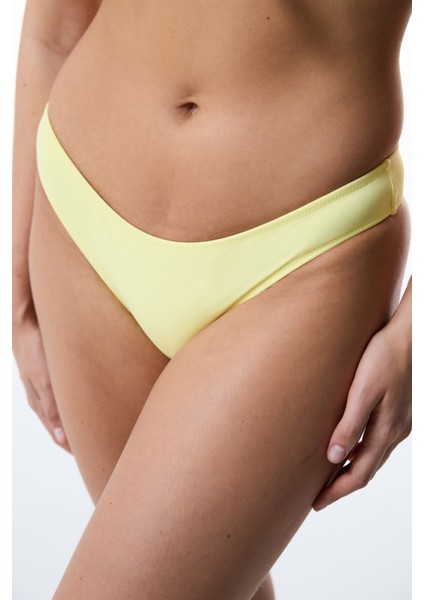 Sarı Cheeky Bikini Altı