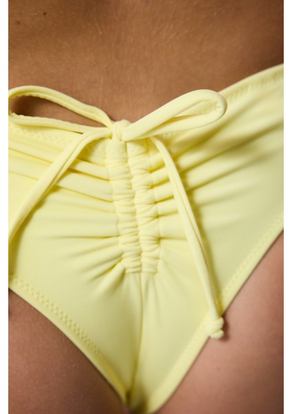 Sarı Cheeky Bikini Altı