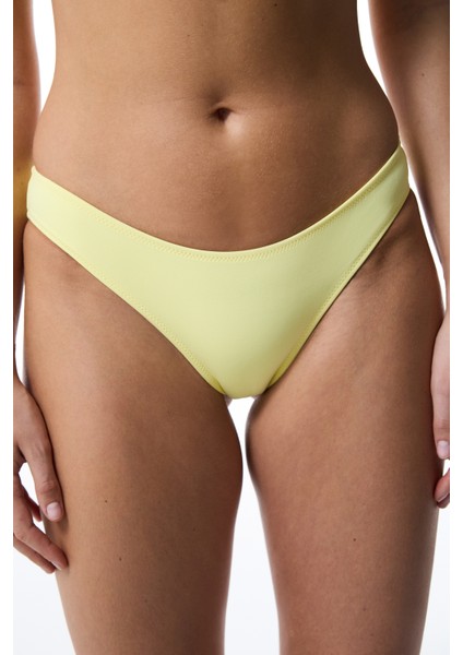Sarı Cheeky Bikini Altı