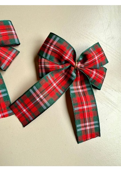 2li Ekose Toka-Yılbaşı Yeniyıl Toka-Saç Aksesuarı modelleri