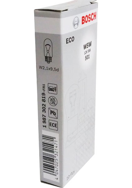 Eco Dipsiz Ampul 12V 5W T10 W5W 10'lu Paket fiyatları