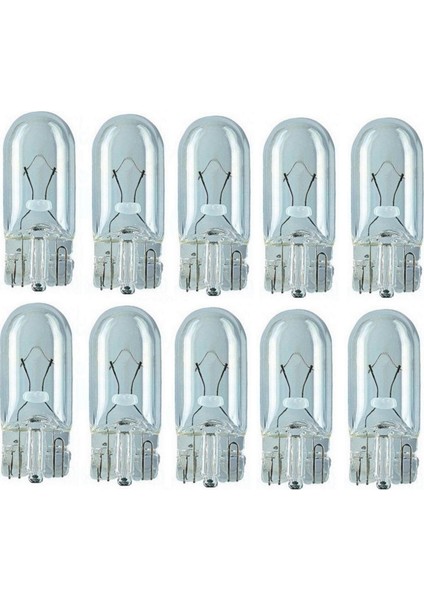 Eco Dipsiz Ampul 12V 5W T10 W5W 10'lu Paket modelleri
