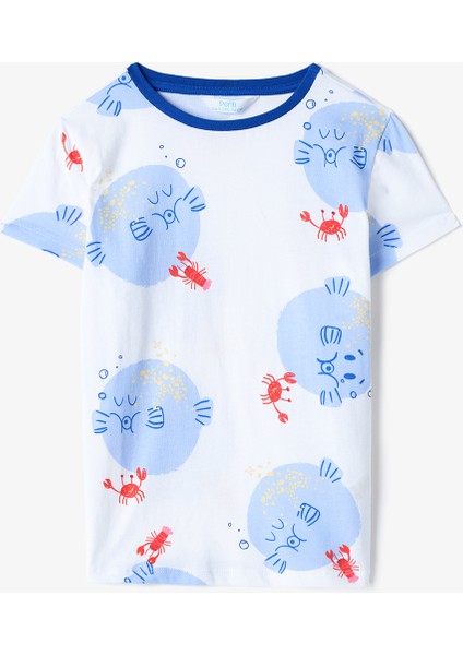 Erkek Çocuk Pufferfish Pamuklu 2li Pijama Takımı