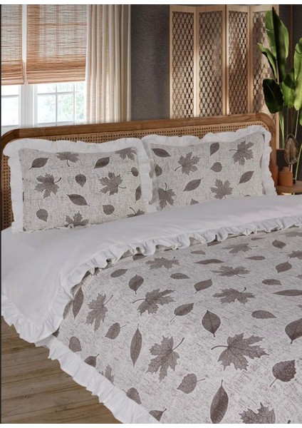 %100 Pamuk Fırfırlı Çift Kişilik Nevresim Takımı fiyatları