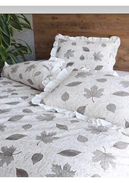 %100 Pamuk Fırfırlı Çift Kişilik Nevresim Takımı modelleri