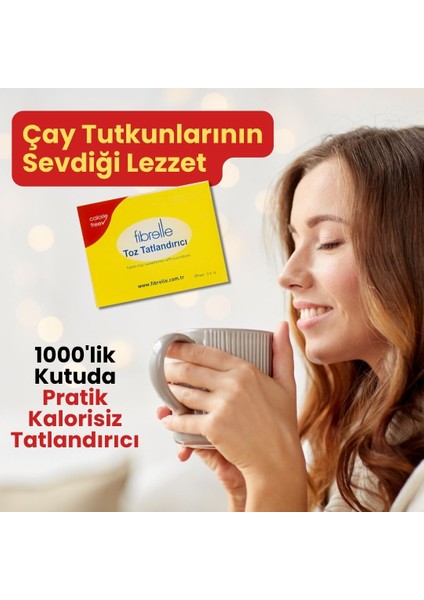 Saşe Toz Tatlandırıcı ( Sukraloz Bazlı ) 0,5 gr = 5 gr Şeker Tatlılığı 1000 Adet modelleri