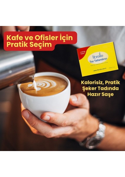 Saşe Toz Tatlandırıcı ( Sukraloz Bazlı ) 0,5 gr = 5 gr Şeker Tatlılığı 1000 Adet indirimleri