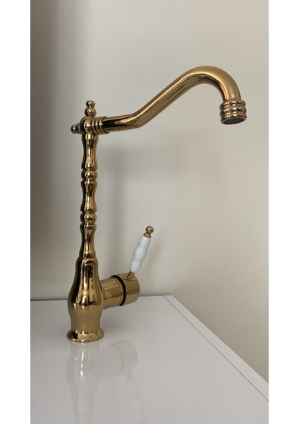 360 Döner Gövdeli Üstün Kalite Pirinç Malzeme Rustik Eviye Bataryası