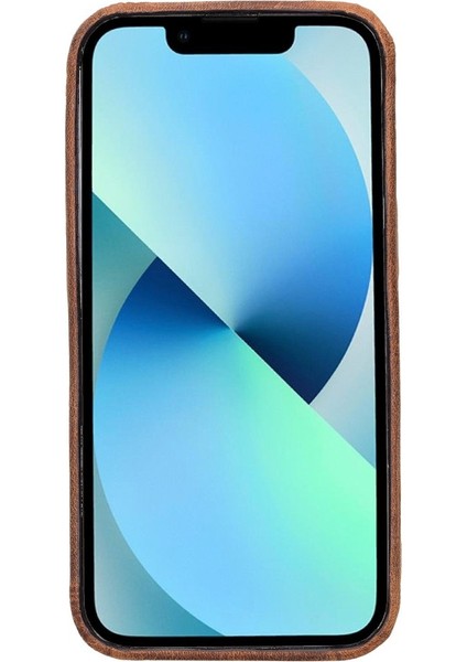 Apple iPhone 13 Pro Uyumlu Deri Arka Kapak Rock G2 Kahverengi fiyatları