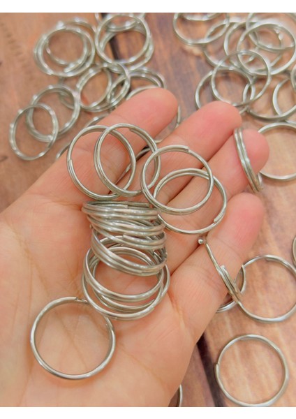 Zincirsiz Anahtarlık Halkası 25 Adet modelleri