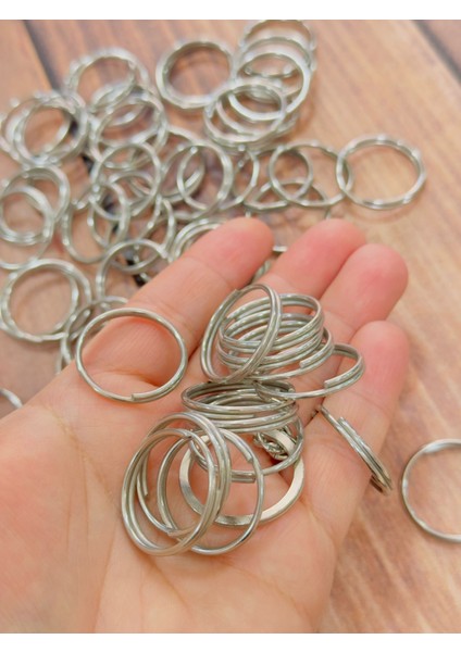 Zincirsiz Anahtarlık Halkası 25 Adet