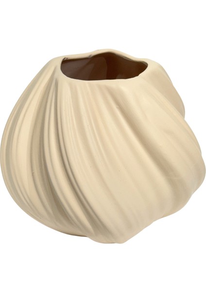 Krem Mini Kıvrım Vazo fiyatları