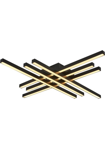 Altı Çubuklu Siyah LED Tavan Aydınlatma modelleri