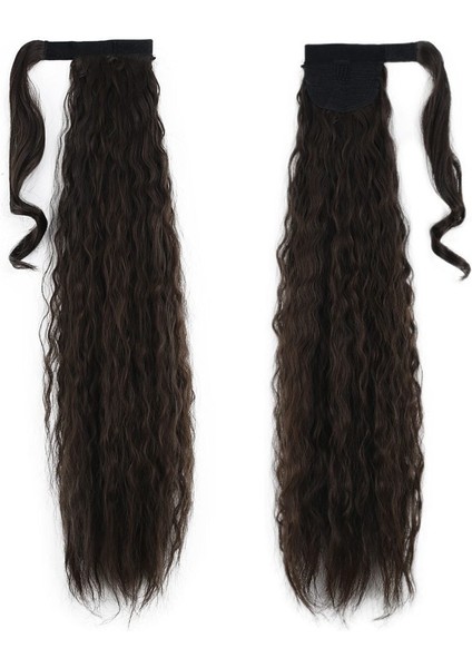 Bağlamalı Kabarık Dalgalı At Kuyruğu / Açık Kahve fiyatları