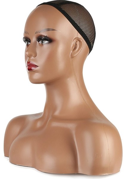 Omuzlu Peruk Kafa Mankeni / Esmer Tenli fiyatları