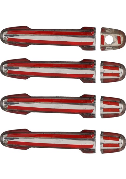 Citroen C1 Uyumlu 2005 Ve Üzeri Krom Kapı Kolu 4 Kapı Paslanmaz Çelik