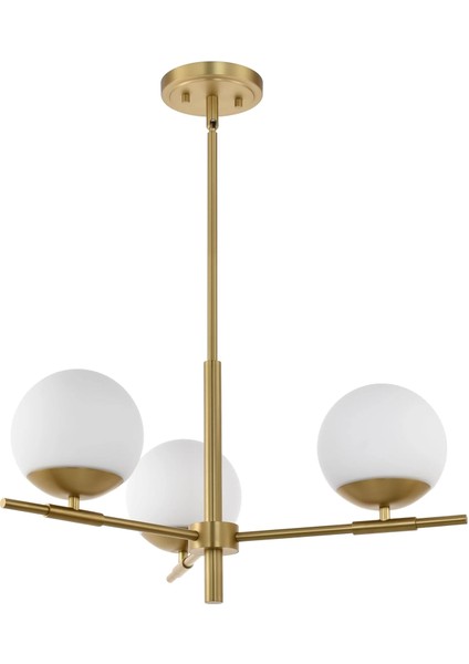 Spulink Altın 3'lü Sarkıt Avize