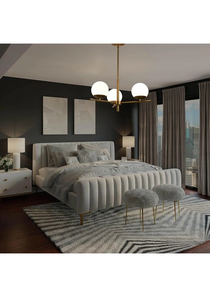 Spulink Altın 3'lü Sarkıt Avize fırsatları