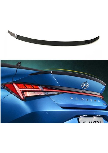 Hyundai elantra spoiler pianoblack 2021+