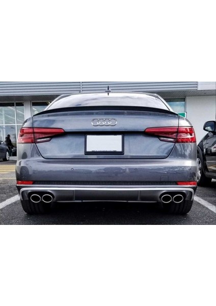Audi a4 bagaj üstü spoiler siyah 2016+