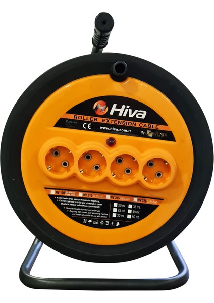HV325.50 – 50 Metre 3×2,5mm² Roller Uzatma Kablosu (Cca) fiyatları