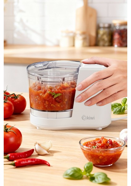 KC-8217 Mini Doğrayıcı | 350 ml Kapasiteli & Paslanmaz Çelik Bıçaklı modelleri
