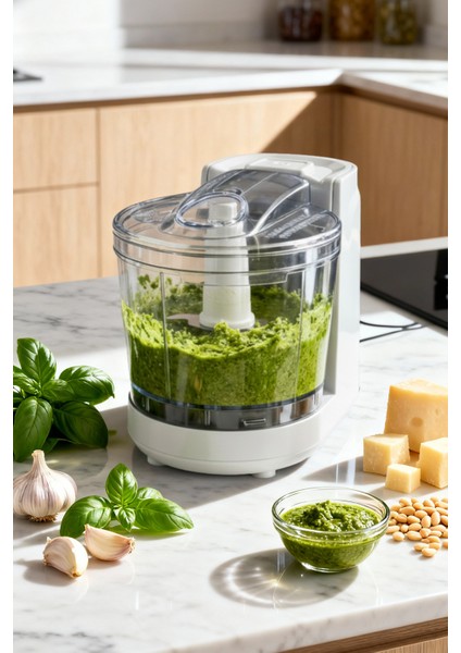 KC-8217 Mini Doğrayıcı | 350 ml Kapasiteli & Paslanmaz Çelik Bıçaklı indirimleri