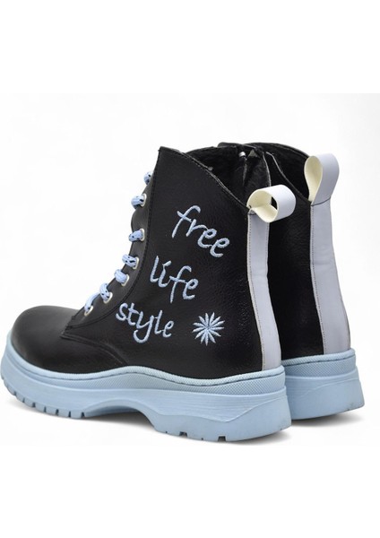 258 Ortopedik Bağcıklı Fermuarlı Kız Çocuk Bot Ayakkabı Kürklü Kız Çocuk Bot